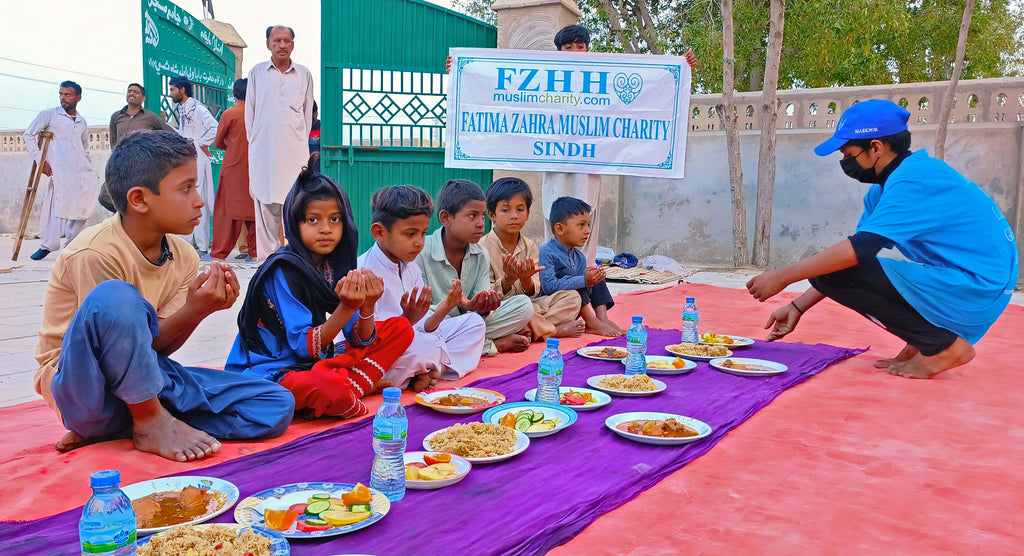 Sindh, Pakistan - Ramadan Day 9 - Participating in Month of Ramadan Appeal Program & Mobile Food Rescue Program by Serving Complete Iftari Meals with Hot Dinners & Cold Drinks to 150+ Less Privileged People