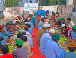 Sindh, Pakistan - Ramadan Day 11 - Participating in Month of Ramadan Appeal Program & Mobile Food Rescue Program by Serving Complete Iftari Meals with Hot Dinners & Cold Drinks to 150+ Less Privileged People