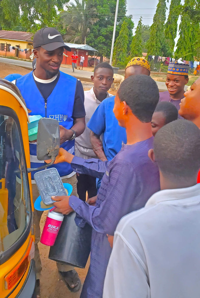 Nassarawa, Nigeria - Ramadan Program 13 - Participating in Month of Ramadan Appeal Program & Mobile Food Rescue Program by Distributing Hot Iftari Dinners with Drinking Water to 157+ Less Privileged People