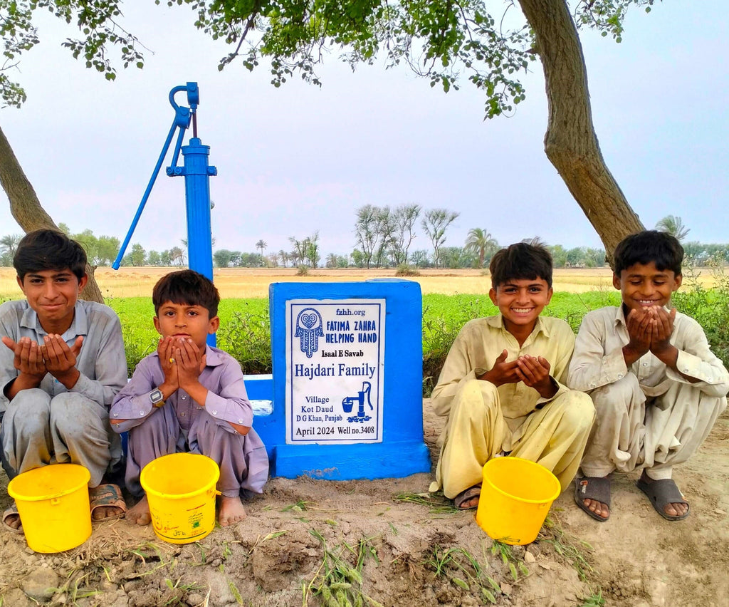 Punjab, Pakistan – Hajdari Family – FZHH Water Well# 3408