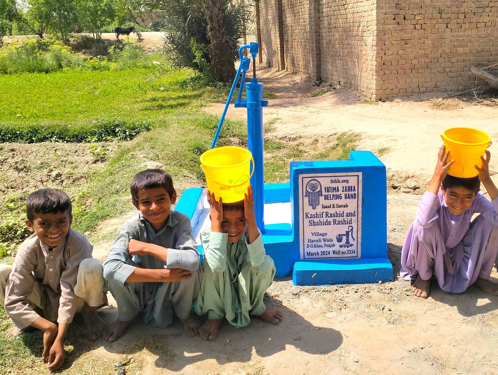 Punjab, Pakistan – Kashif Rashid and Shahida Rashid – FZHH Water Well# 3334