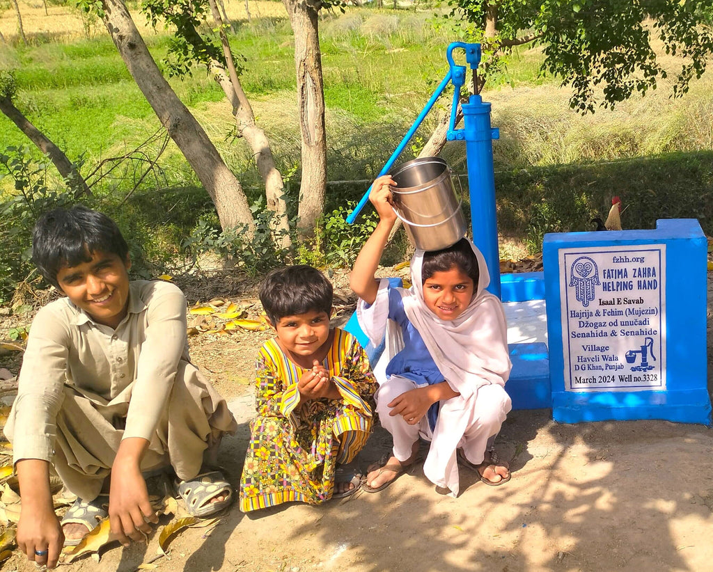 Punjab, Pakistan – Hajrija & Fehim (Mujezin) Džogaz od unučadi Senahida & Senahide – FZHH Water Well# 3328