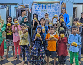 Hyderabad, India - Participating in Mobile Food Rescue Program & Orphan Support Program by Distributing Hot Meals to Beloved Orphans, Madrasa Students, Homeless & Less Privileged Families