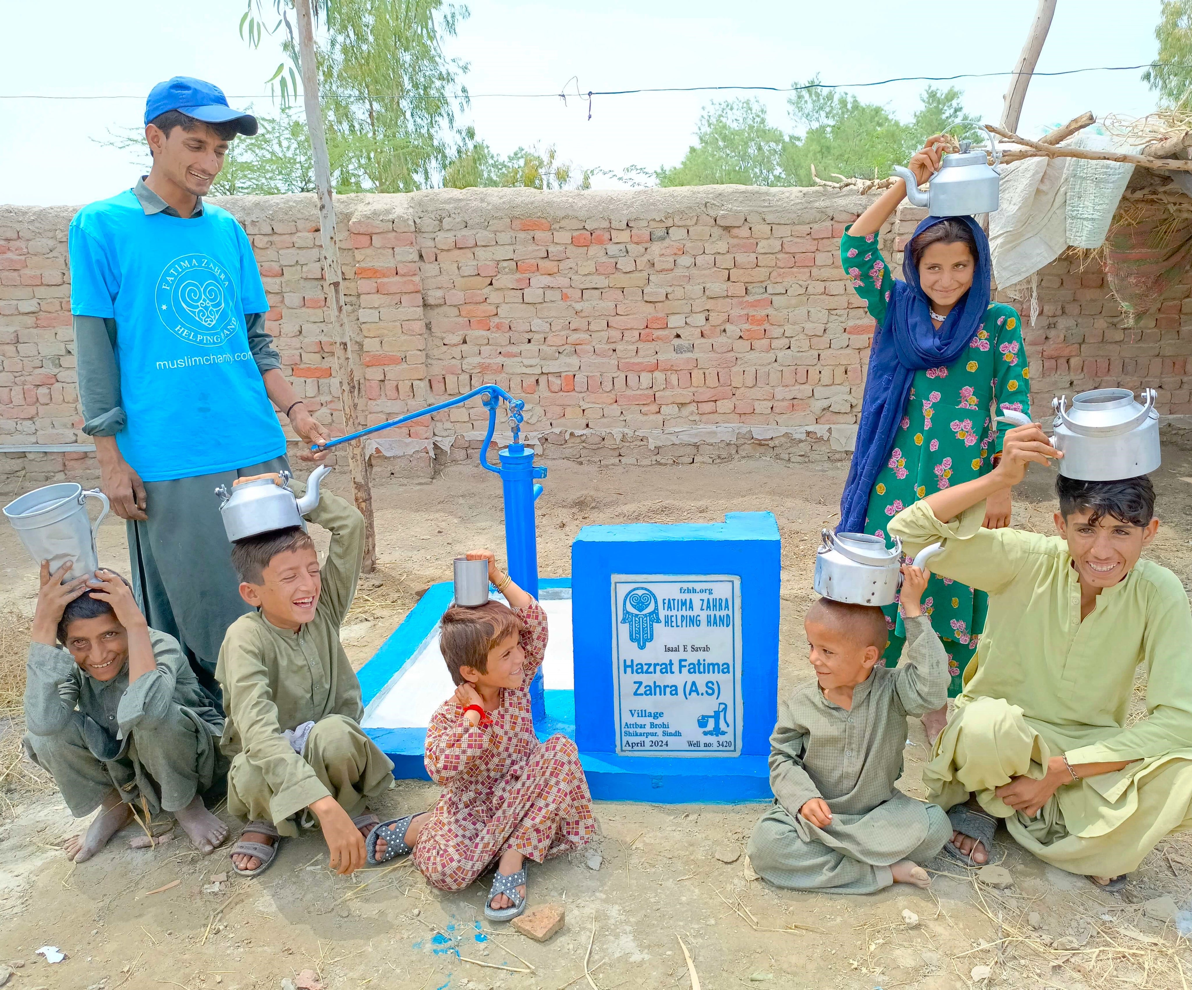 Sindh, Pakistan – Hazrat Fatima Zahra (a.s) – Fzhh Water Well# 3420 