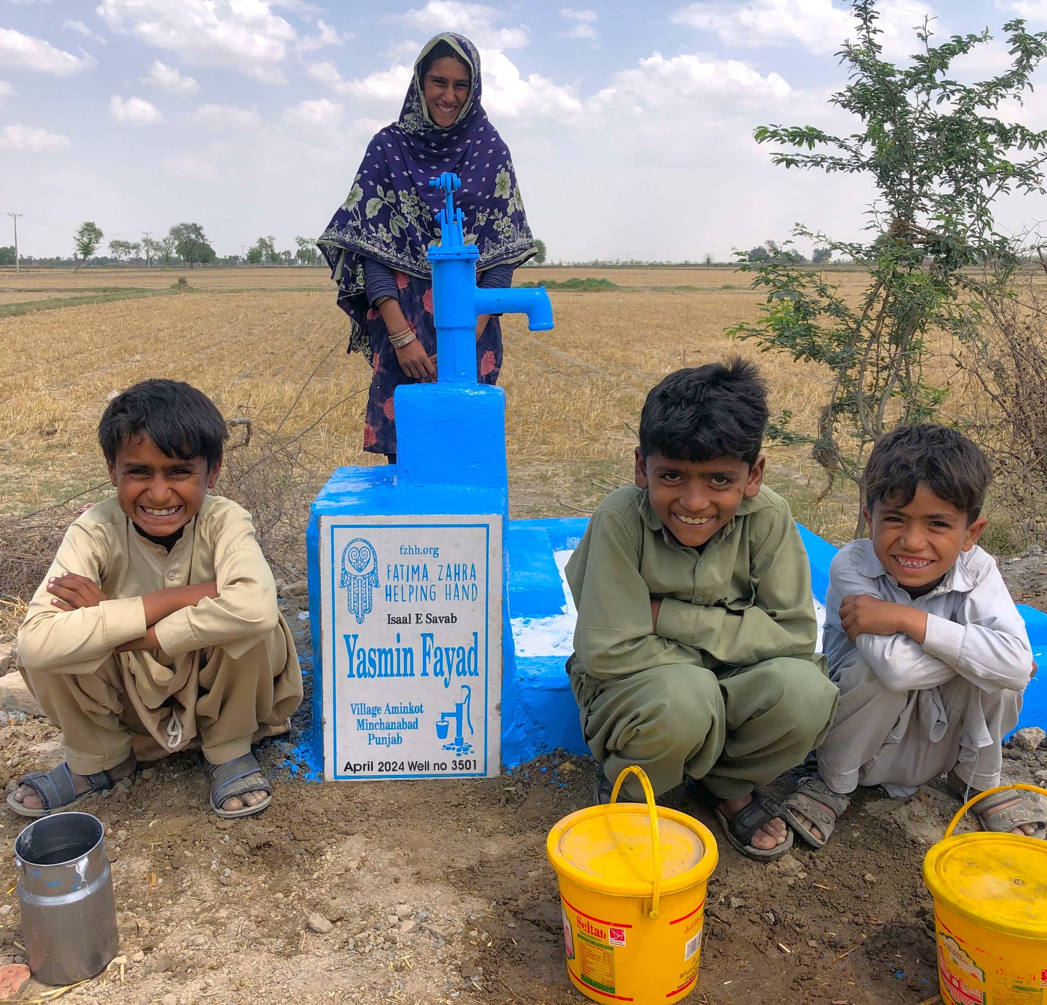 Punjab, Pakistan – Yasmin Fayad – Fzhh Water Well# 3501– Fatima Zahra 