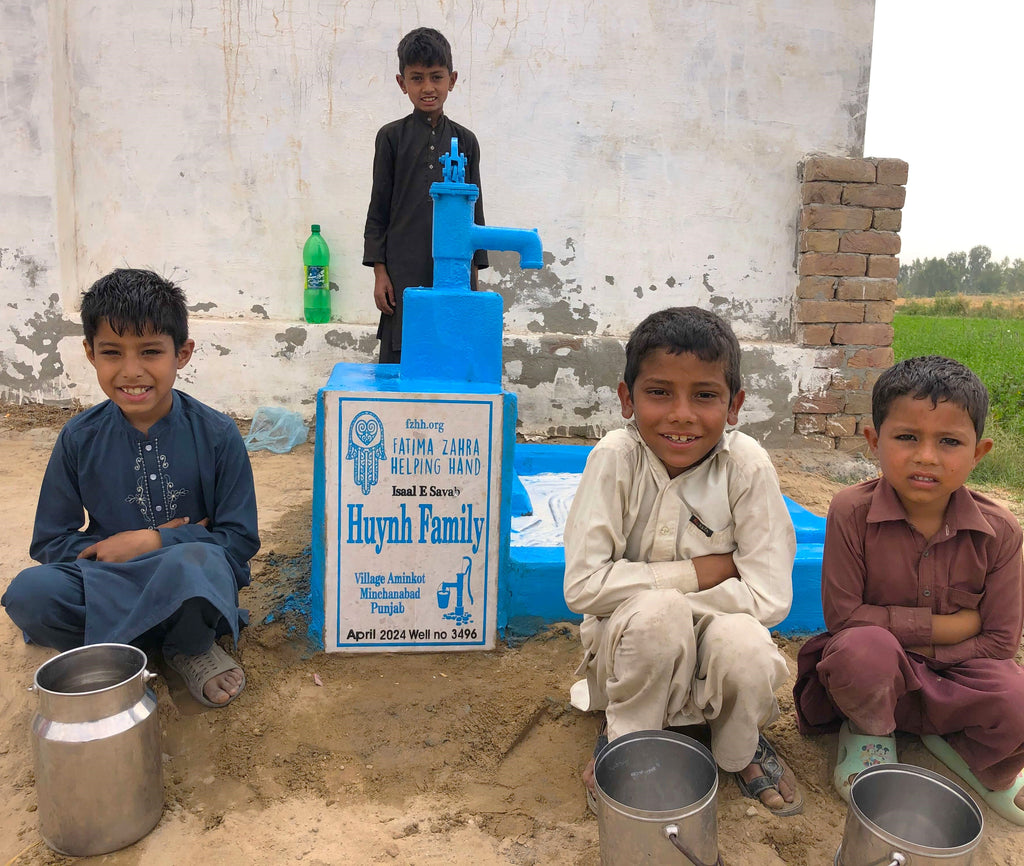 Punjab, Pakistan – Huynh Family – FZHH Water Well# 3496