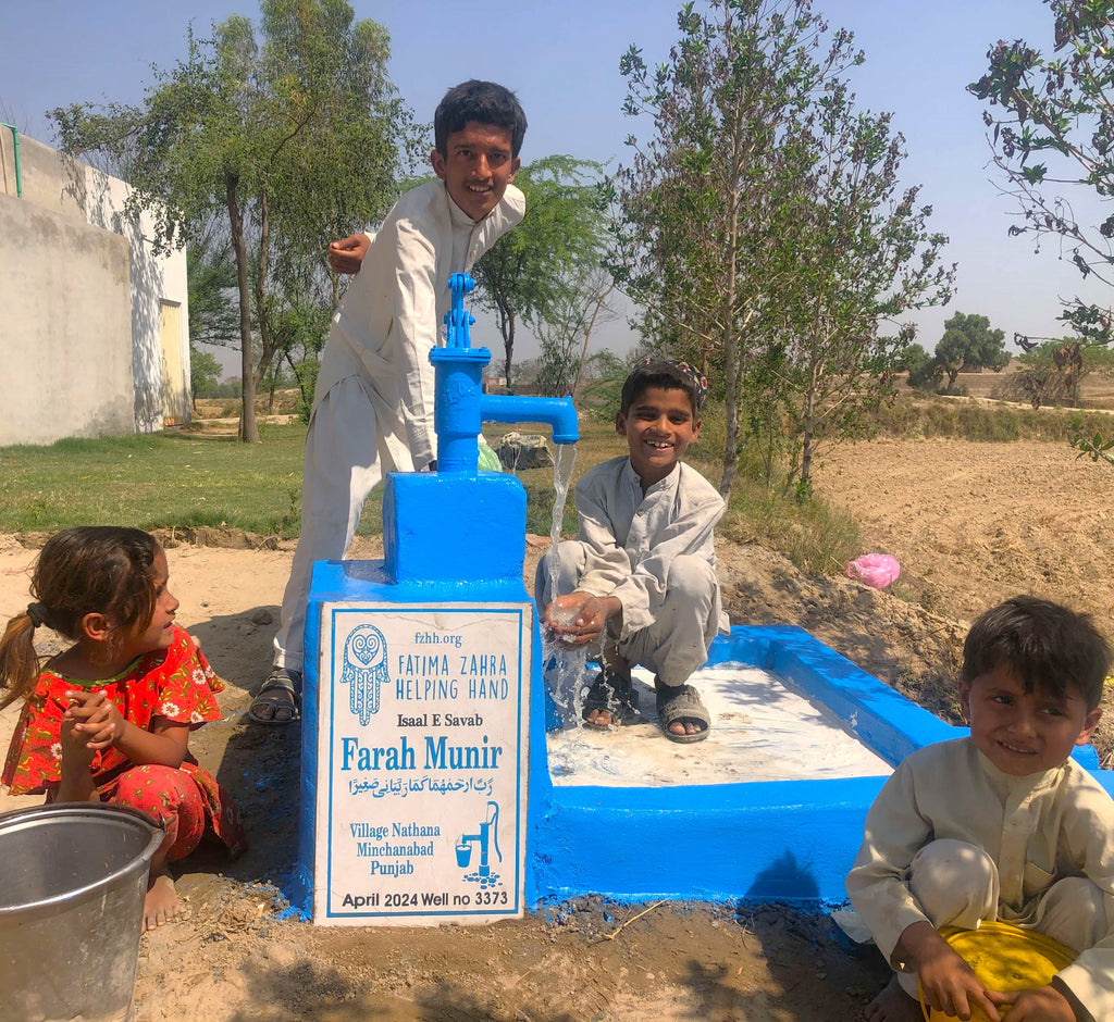 Punjab, Pakistan – Farah Munir رَّبِّ ارْحَمْهُمَا كَمَا رَبَّيَانِي صَغِيرًا – FZHH Water Well# 3373