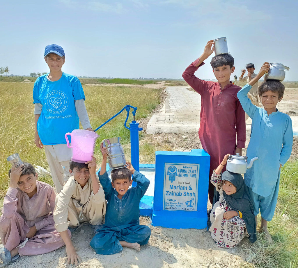 Sindh, Pakistan – Mariam & Zainab Shah – FZHH Water Well# 3341