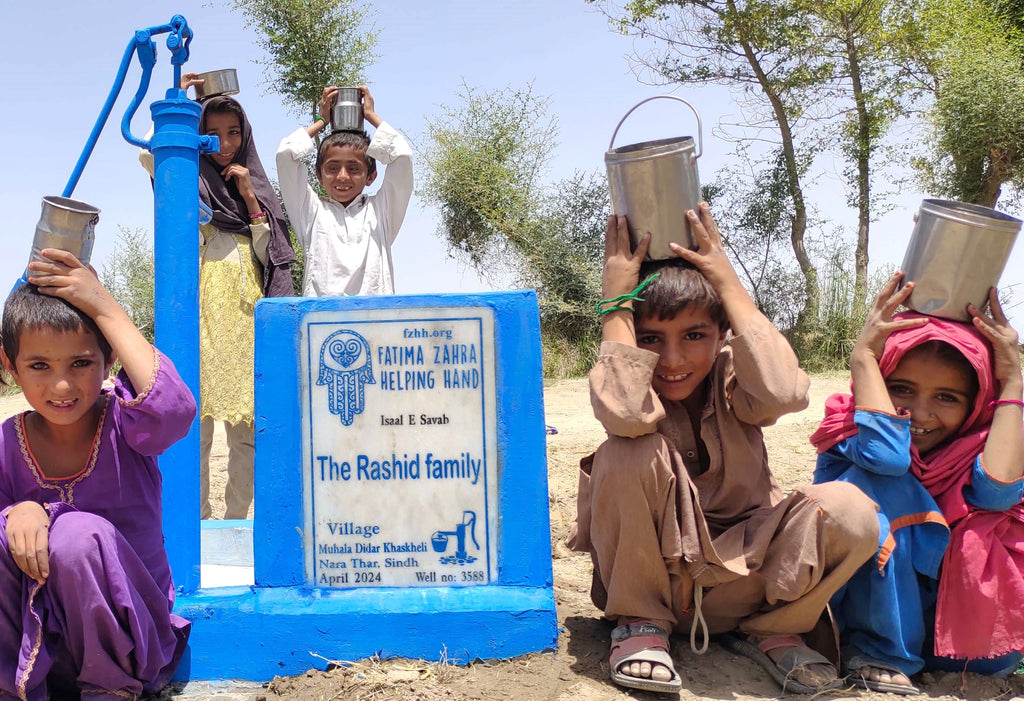 Sindh, Pakistan – The Rashid Family – FZHH Water Well# 3588