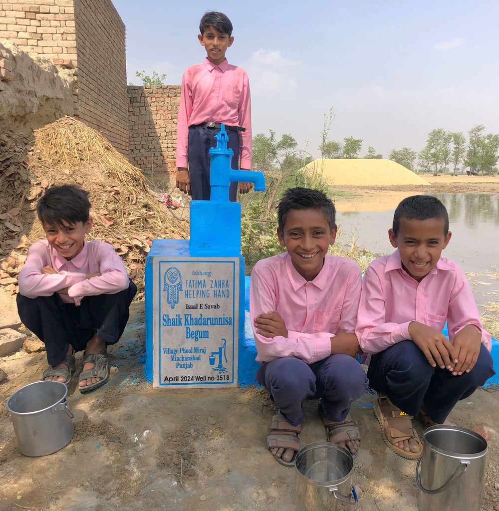 Punjab, Pakistan – Shaik Khadarunnisa Begum – FZHH Water Well# 3518