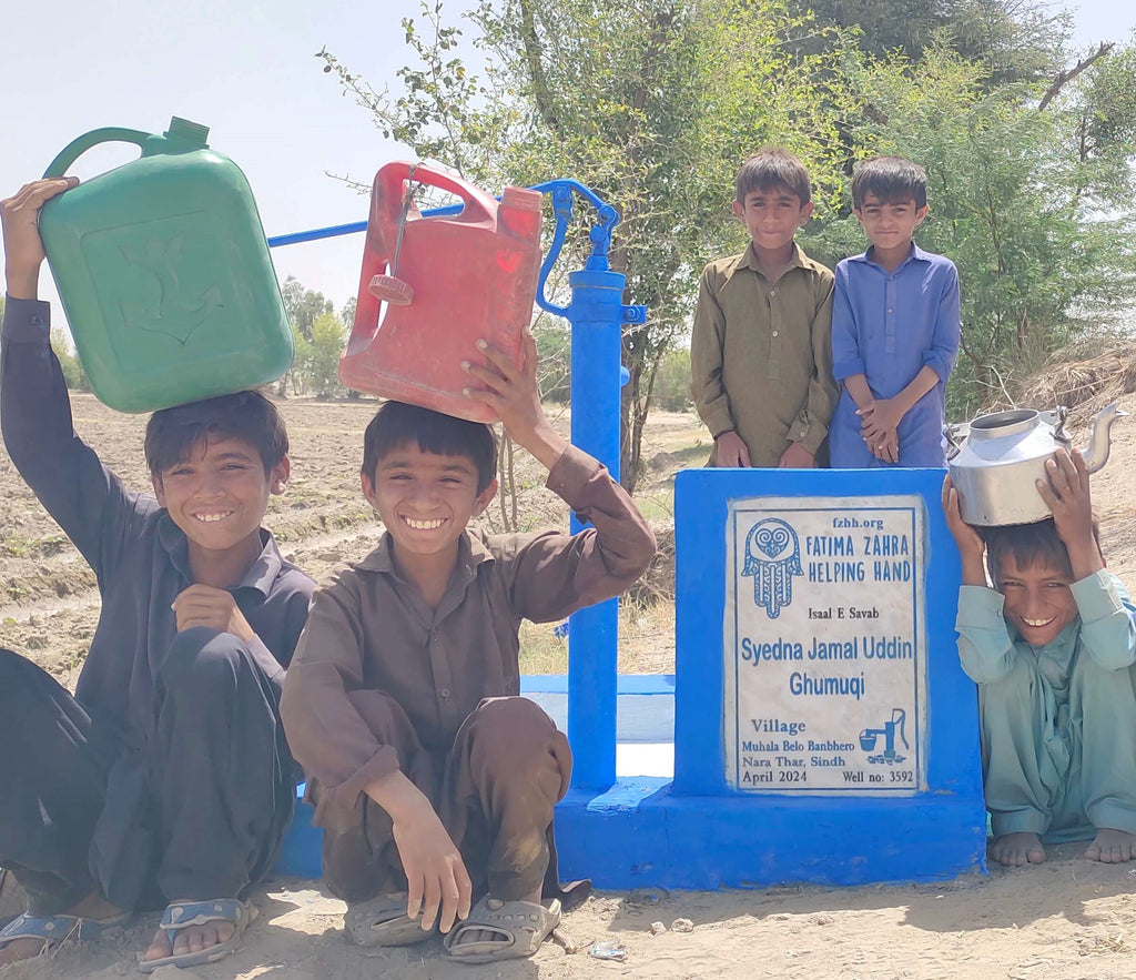 Sindh, Pakistan – Syedna Jamal Uddin Ghumuqi – FZHH Water Well# 3592