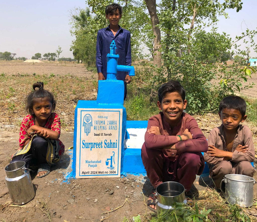 Punjab, Pakistan – Surpreet Sahni – FZHH Water Well# 3606