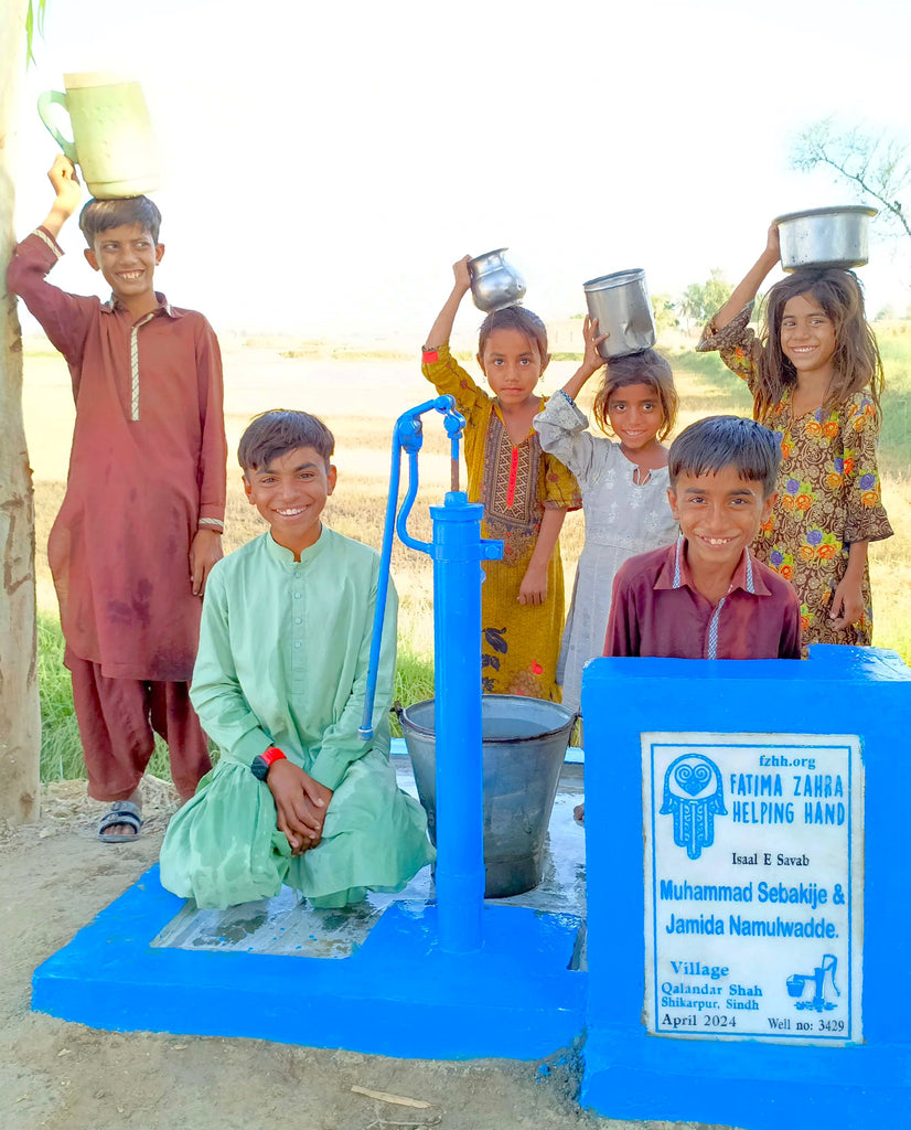 Sindh, Pakistan – Muhammad Sebakije & Jamida Namulwadde – FZHH Water Well# 3429