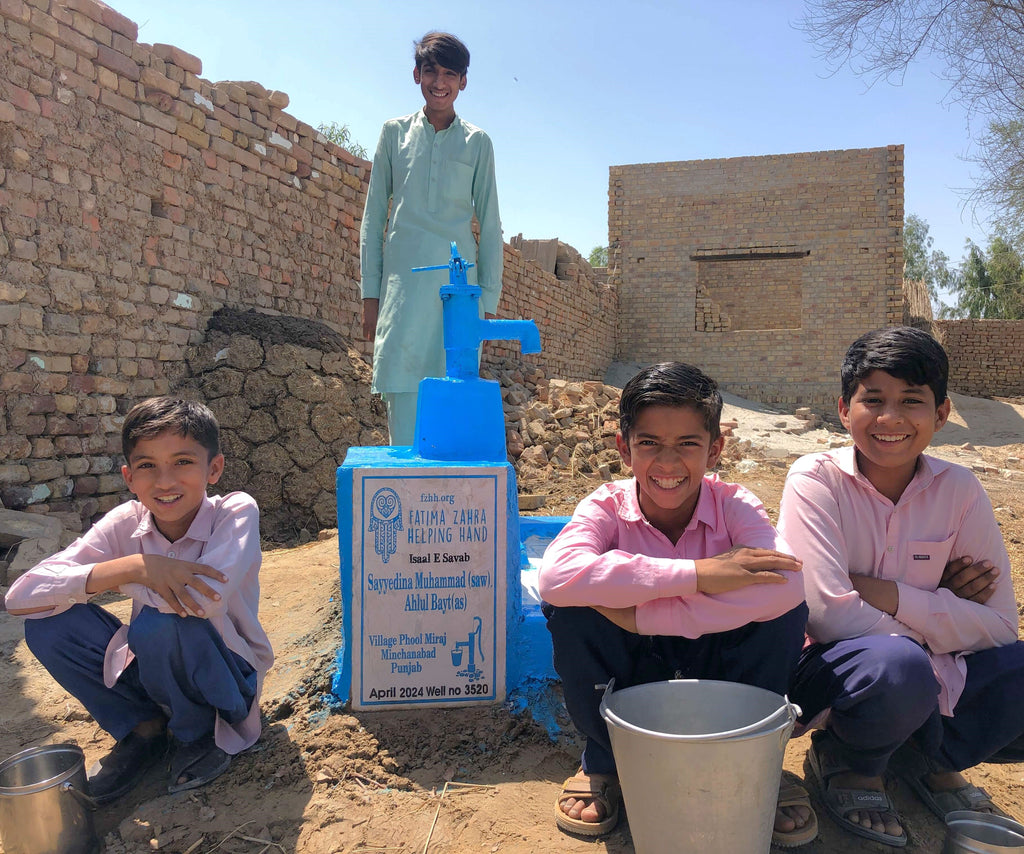 Punjab, Pakistan – Sayyedina Muhammad (saw), Ahlul bayt (as) – FZHH Water Well# 3520