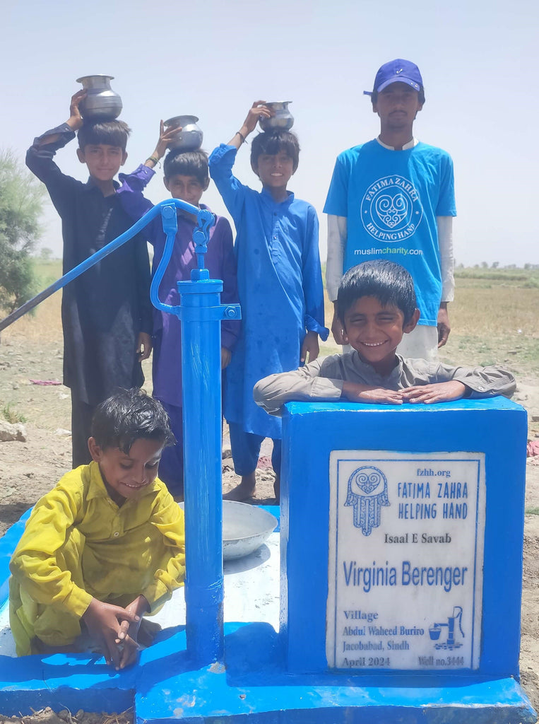 Sindh, Pakistan – Virginia Berenger – FZHH Water Well# 3444