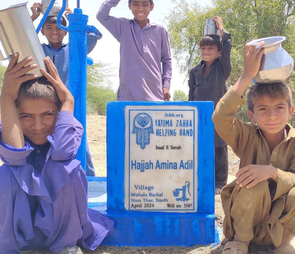 Sindh, Pakistan – Hajjah Amina Adil – FZHH Water Well# 3587