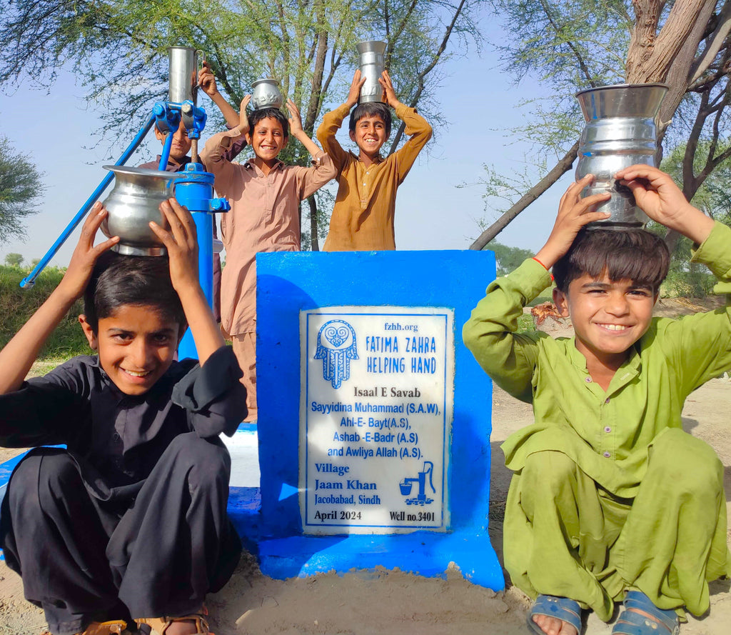 Sindh, Pakistan – Sayyidina Muhammad (S.A.W), Ahl-E-Bayt(A.S), Ashab-E-Badr (A.S) and Awliya Allah (A.S) – FZHH Water Well# 3401