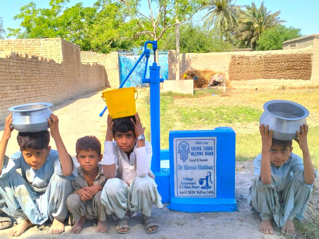 Punjab, Pakistan – Dr Shenaz Shahban – FZHH Water Well# 3480