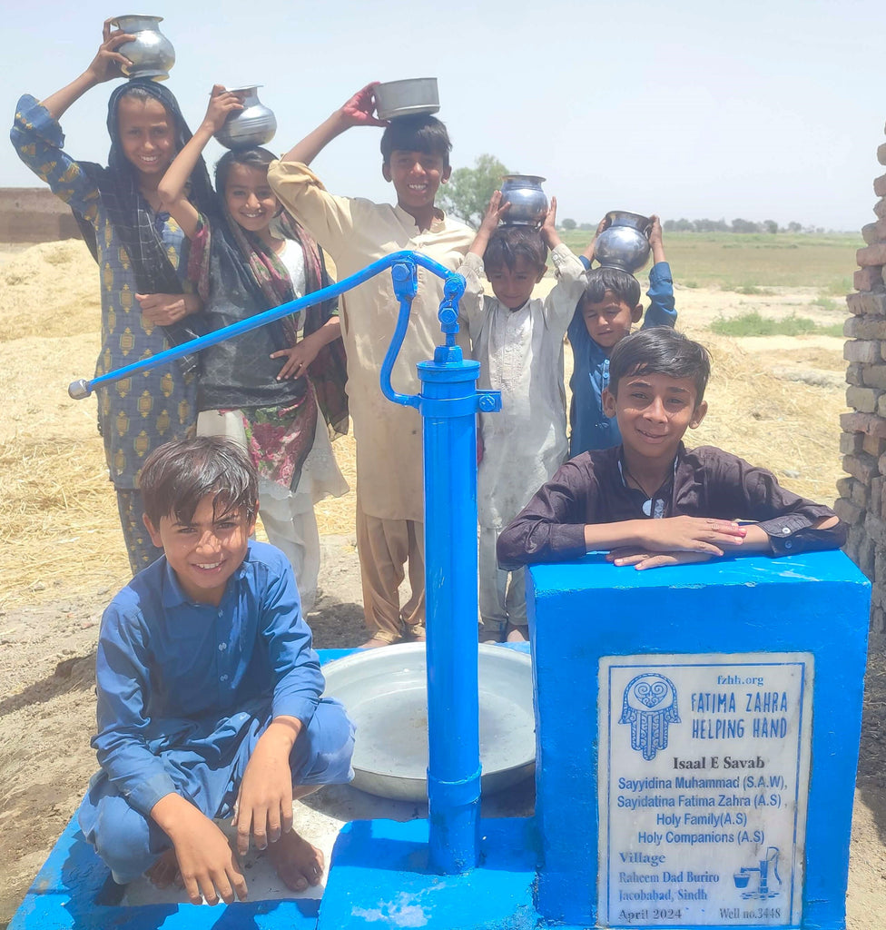 Sindh, Pakistan – Sayyidina Muhammad (S.A.W), Sayyidatina Fatima Zahra (A.S), Holy Family (A.S) Holy Companions (A.S) – FZHH Water Well# 3448