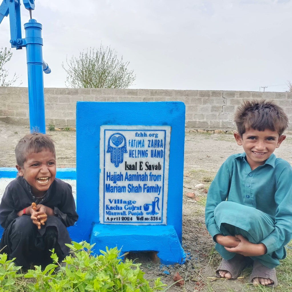 Punjab, Pakistan – Hajjah Aaminah from Mariam Shah Family – FZHH Water Well# 3564