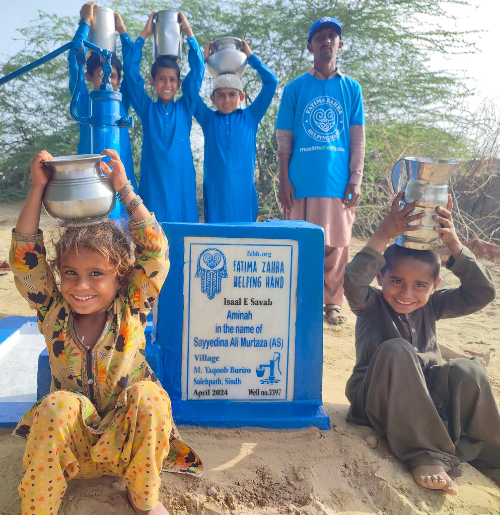 Sindh, Pakistan – Aminah in the name of Sayyedina Ali Murtaza (AS) – FZHH Water Well# 3397