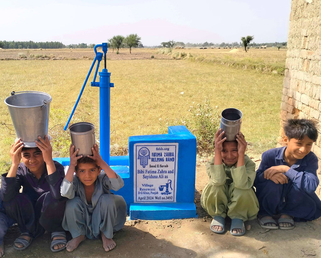 Punjab, Pakistan – Bibi Fatima Zahra and Sayiduna Ali as – FZHH Water Well# 3492