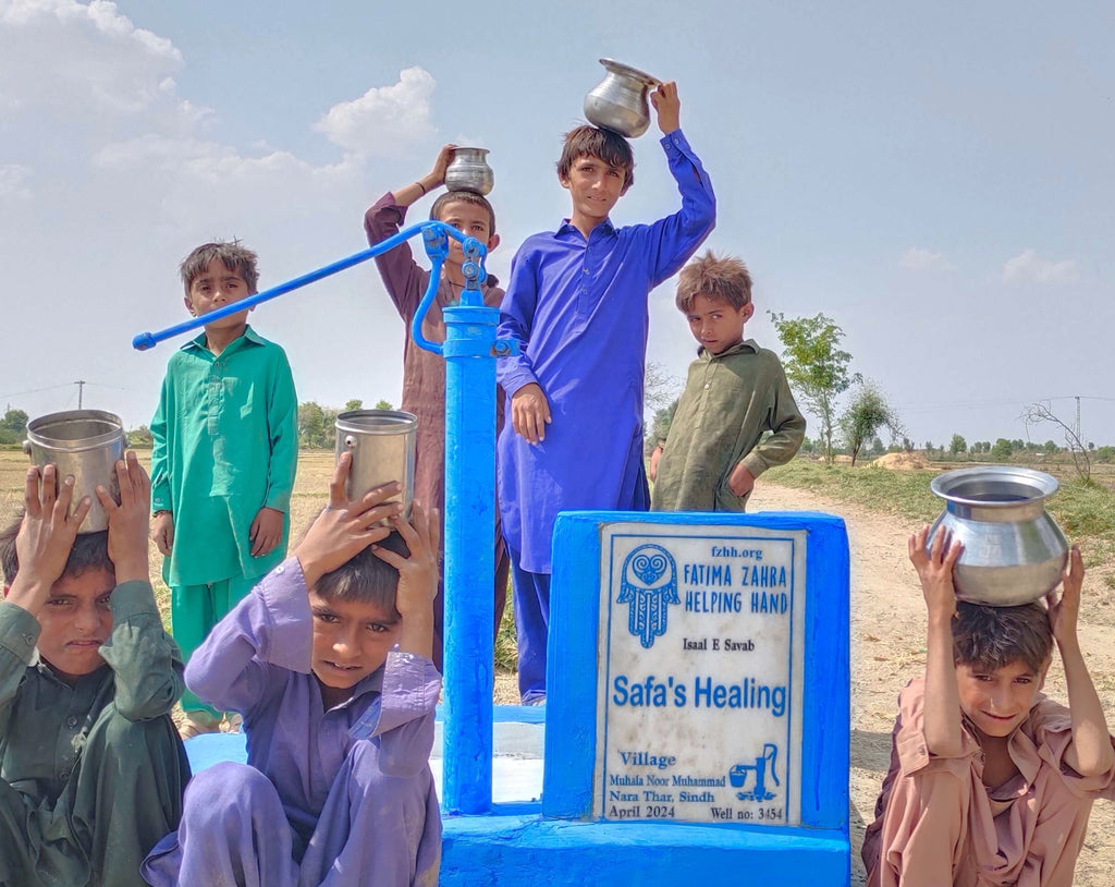 Sindh, Pakistan – Safa's Healing – FZHH Water Well# 3454