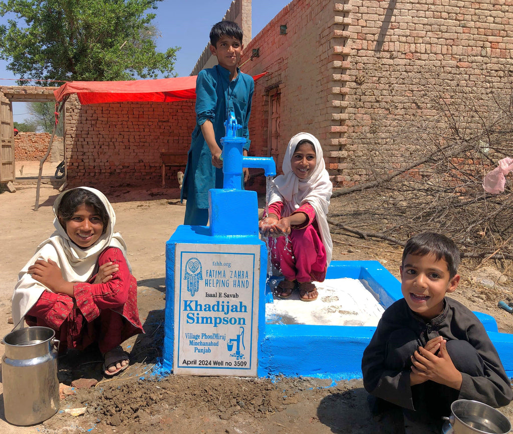 Punjab, Pakistan – Khadijah Simpson – FZHH Water Well# 3509