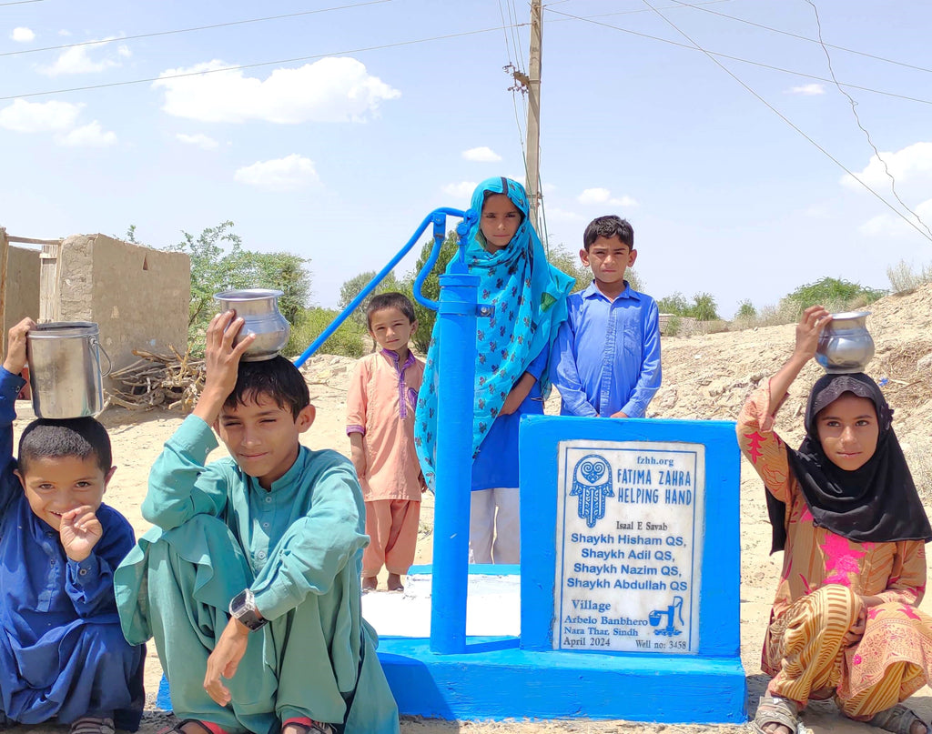 Sindh, Pakistan – Shaykh Hisham QS, Shaykh Adil QS, Shaykh Nazim QS, Shaykh Abdullah QS – FZHH Water Well# 3458