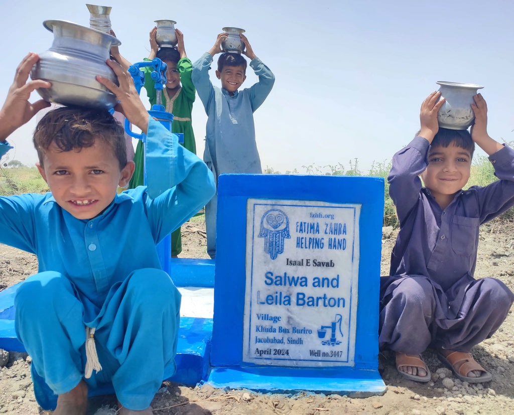 Sindh, Pakistan – Salwa and Leila Barton – FZHH Water Well# 3447