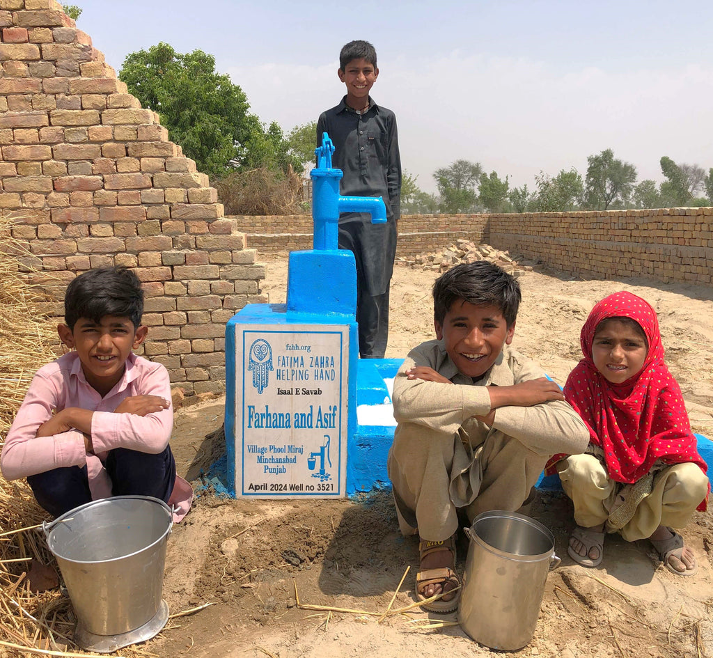 Punjab, Pakistan – Farhana and Asif – FZHH Water Well# 3521