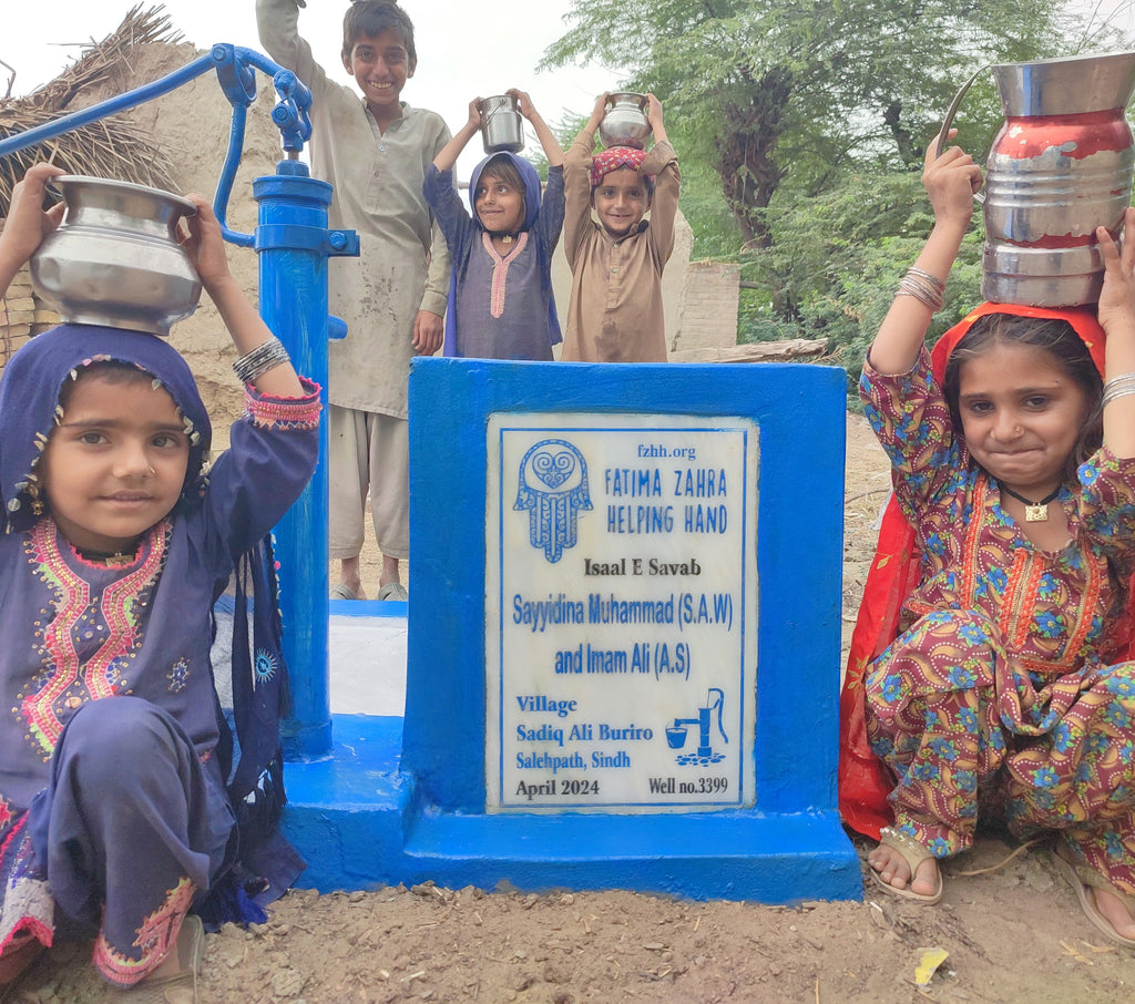 Sindh, Pakistan – Sayyidina Muhammad (SAW), and Imam Ali (A.S) – FZHH Water Well# 3399