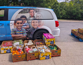 Chicago, Illinois - Participating in Mobile Food Rescue Program by Rescuing & Distributing Fresh Fruits & Vegetables to Local Community's Homeless Shelters Serving Less Privileged People