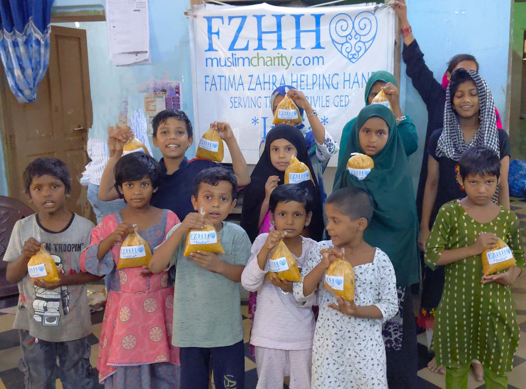 Hyderabad, India - Participating in Mobile Food Rescue Program & Orphan Support Program by Distributing Hot Meals to Beloved Orphans, Madrasa Students, Homeless & Less Privileged Families