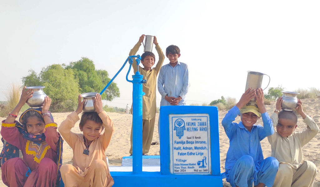 Sindh, Pakistan – Familja Beqa Imrane, Halit, Adnan, Menduh, Faton Edhe Lirije – FZHH Water Well# 3683