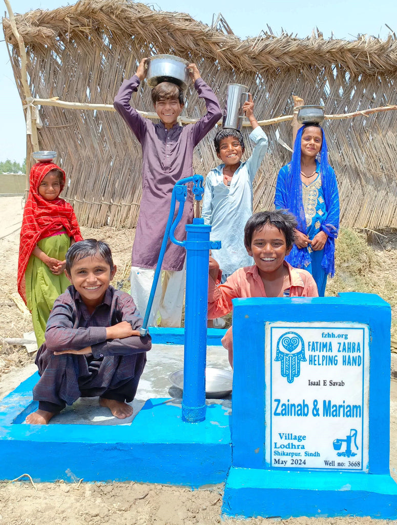 Sindh, Pakistan – Shaykh Zainab & Mariam – FZHH Water Well# 3668