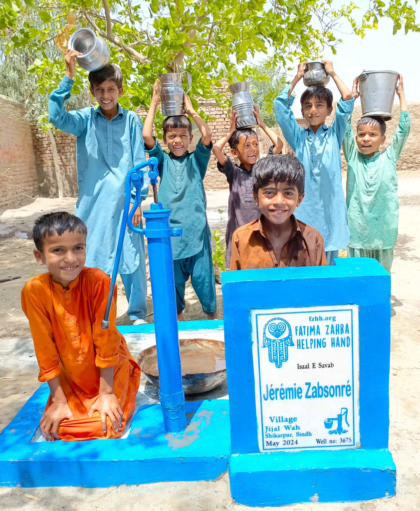 Sindh, Pakistan – Jeremie Zabsonre – FZHH Water Well# 3675