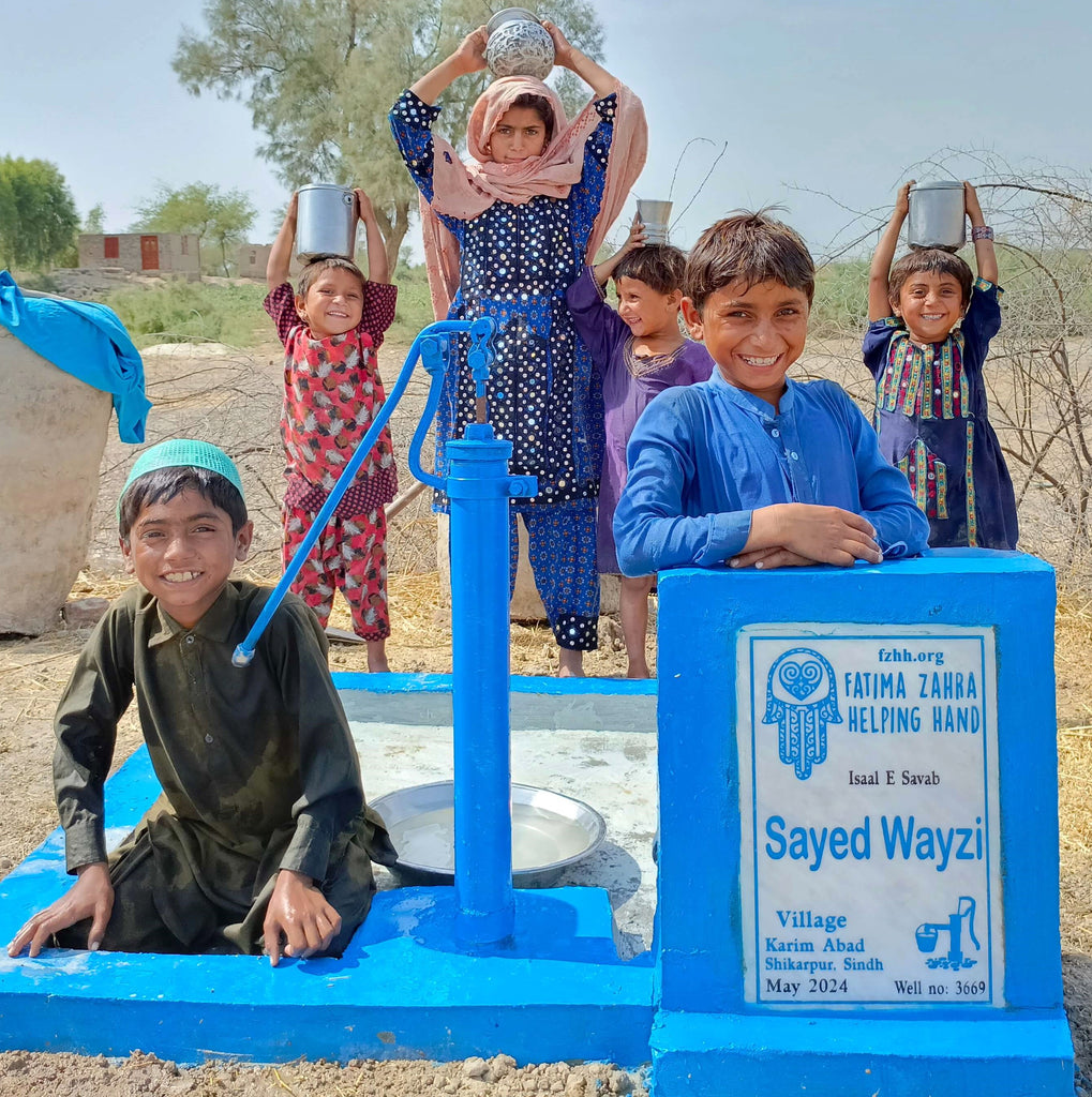 Sindh, Pakistan – Sayed Wayzi – FZHH Water Well# 3669