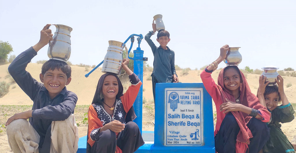 Sindh, Pakistan – Saliha Beqa & Sherife Beqa – FZHH Water Well# 3685