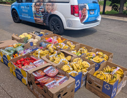Chicago, Illinois - Participating in Mobile Food Rescue Program by Rescuing & Distributing Fresh Fruits, Vegetables & Deli Meals to Local Community's Homeless Shelters Serving Less Privileged People