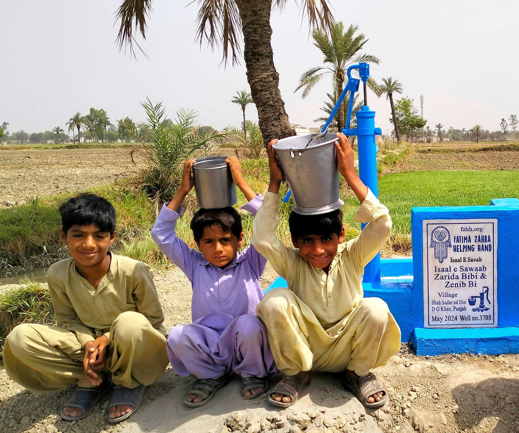 Punjab, Pakistan – Zarida Bibi & Zenib Bi – FZHH Water Well# 3703