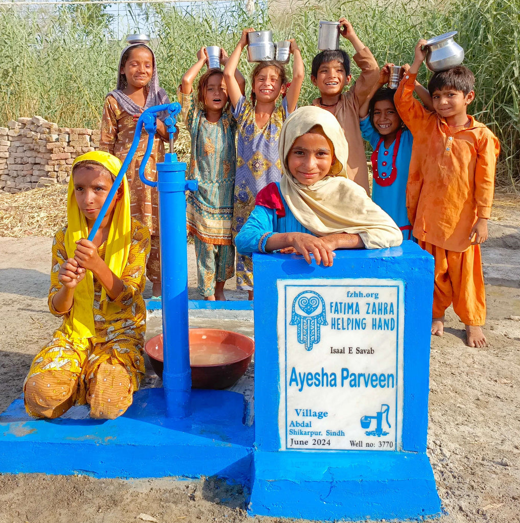 Sindh, Pakistan – Ayesha Parveen – FZHH Water Well# 3770