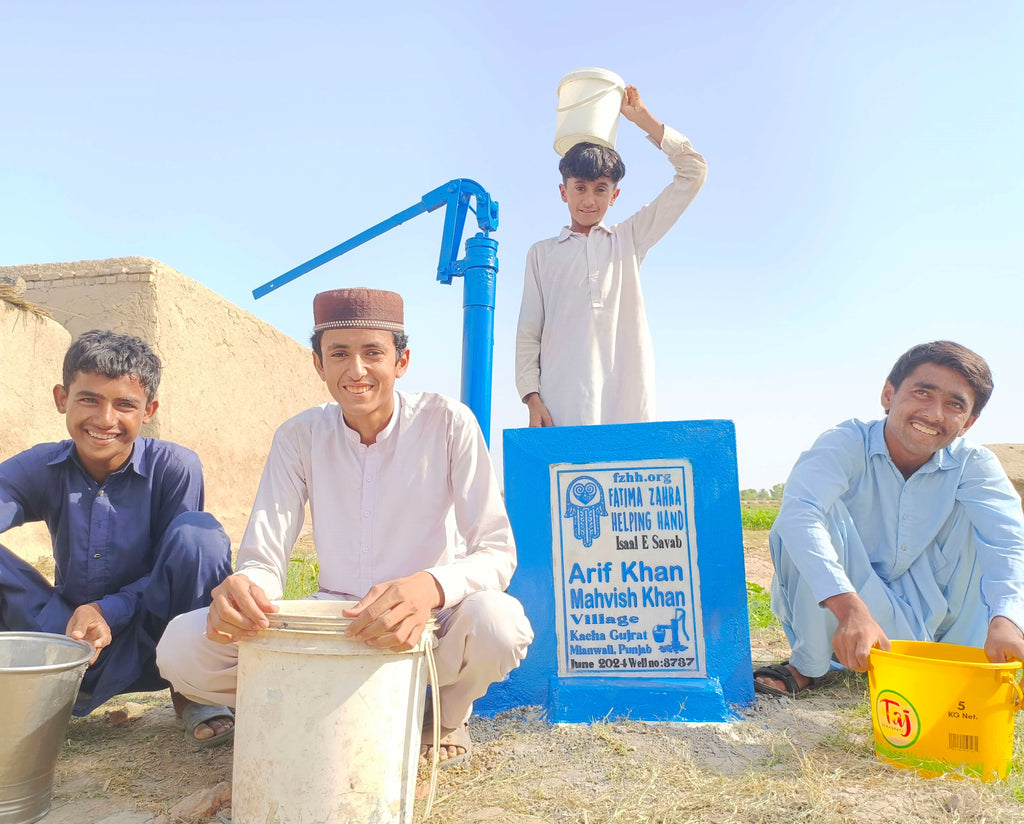 Punjab, Pakistan – Arif Khan Mahvish Khan – FZHH Water Well# 3737