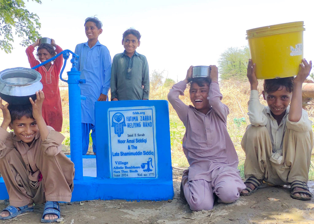 Sindh, Pakistan – Noor Amal Siddiqi & The Late Sahmimuddin Siddiq – FZHH Water Well# 3775