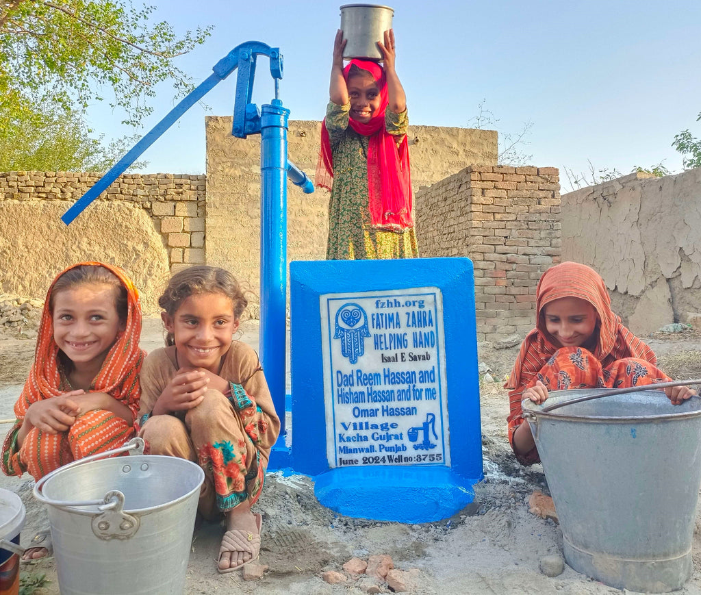 Punjab, Pakistan – Dad Reem Hassan and Hisham Hassan and for me Omar Hassan – FZHH Water Well# 3755