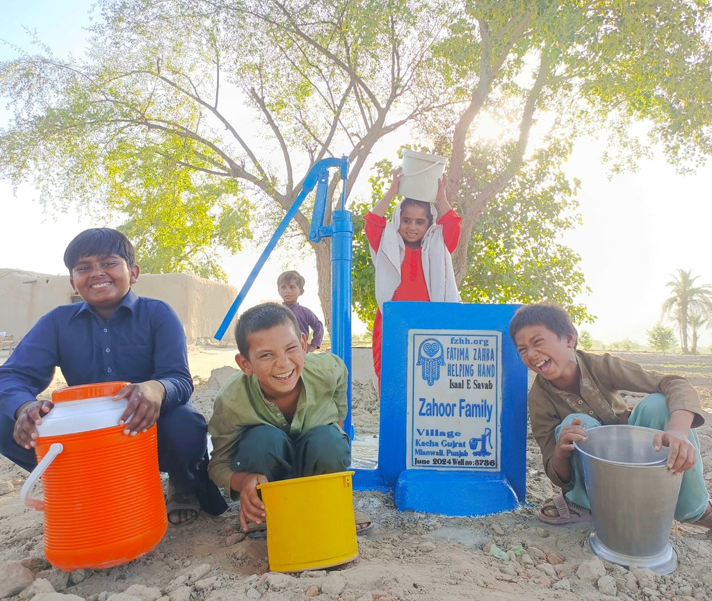 Punjab, Pakistan – Zahoor Family – FZHH Water Well# 3736