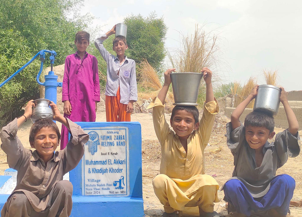 Sindh, Pakistan – Muhammad EL Akkari & Khadija Khoder – FZHH Water Well# 3851