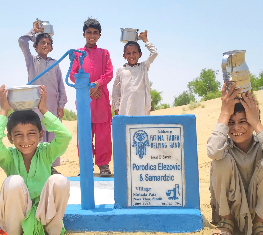 Sindh, Pakistan – Porodica Elezovic & Samardzic – FZHH Water Well# 3848