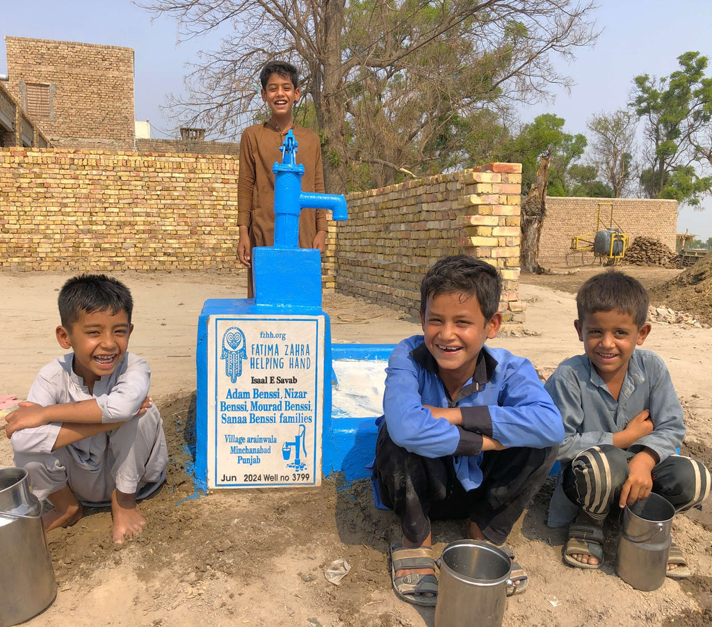 Punjab, Pakistan – Adam Benssi, Nizar Benssi, Mourad Benssi, Sanaa Benssi Families – FZHH Water Well# 3799