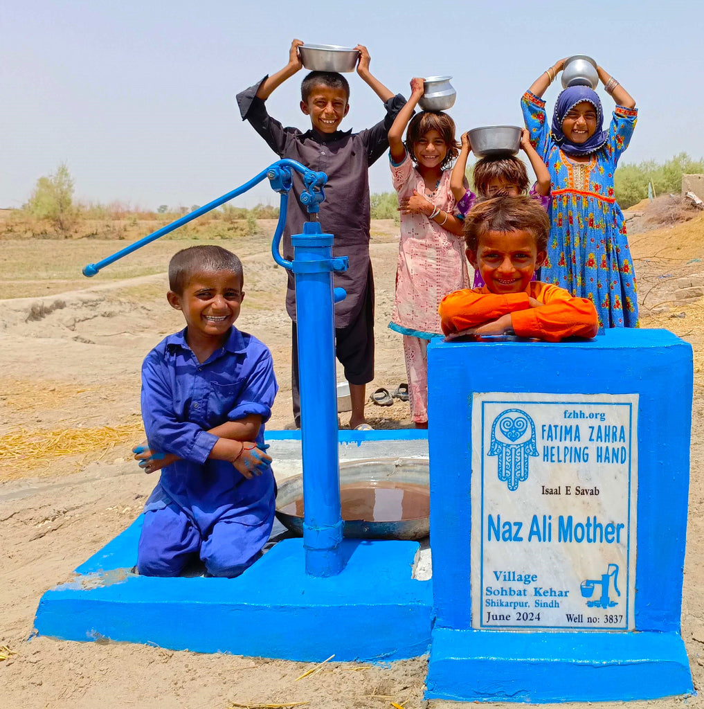 Sindh, Pakistan – Naz Ali Mother – FZHH Water Well# 3837